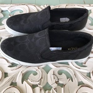 Coach Slip On Black Shoes